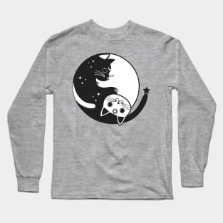 Yin Yang Cats Long Sleeve T-Shirt